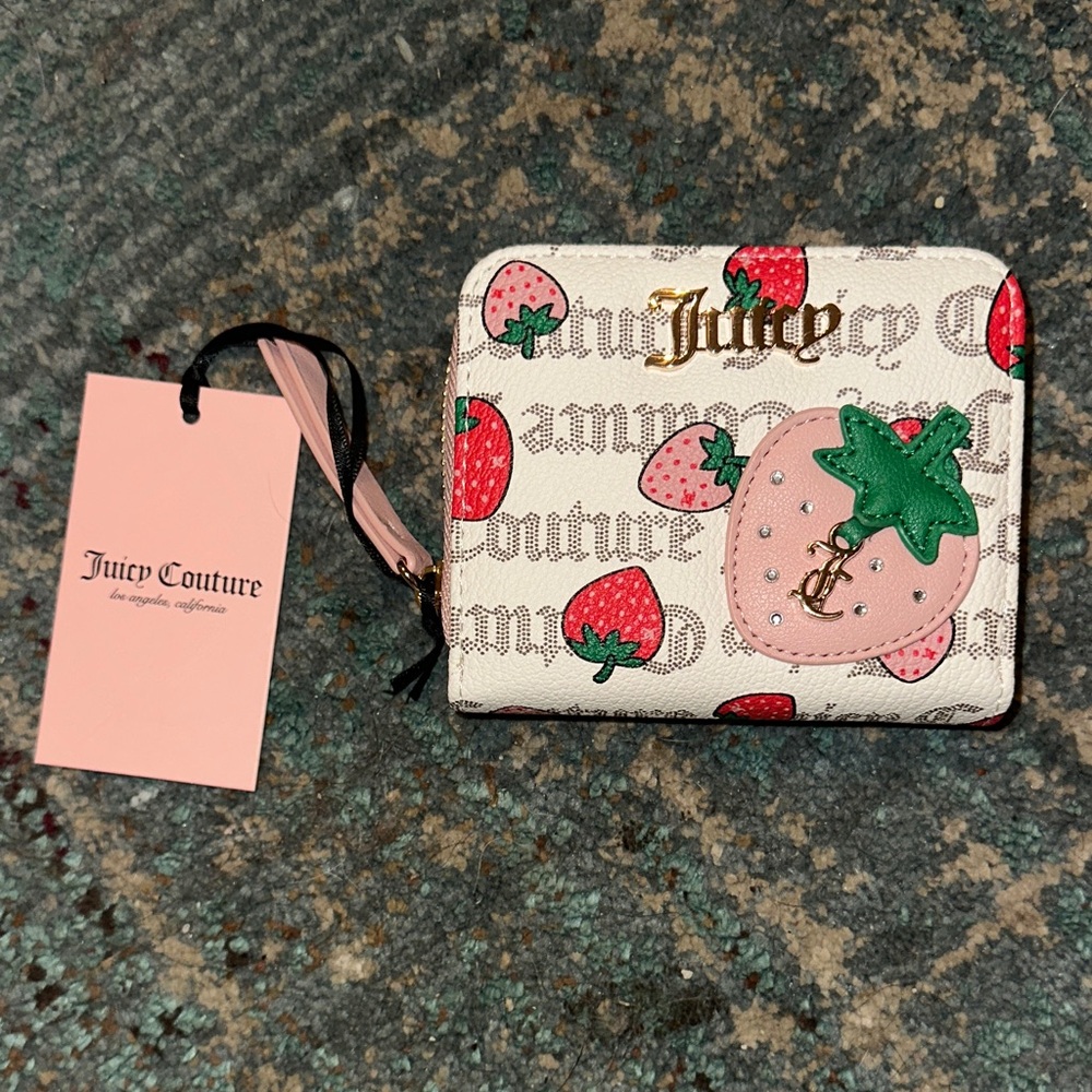 Juicy Couture Strawberry Pattern Wallet